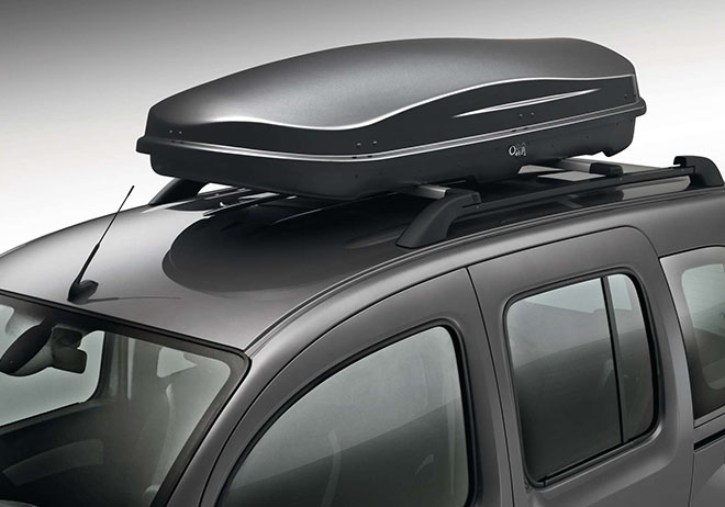Coffre de toit rigide Renault - 380 l - Noir brillant